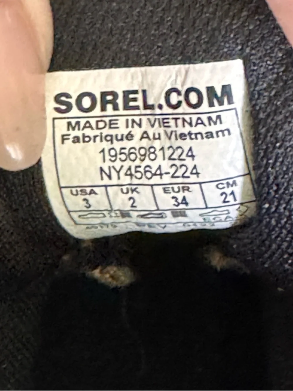Sorel Out 'N About III Classic Waterproof Boots Size 3